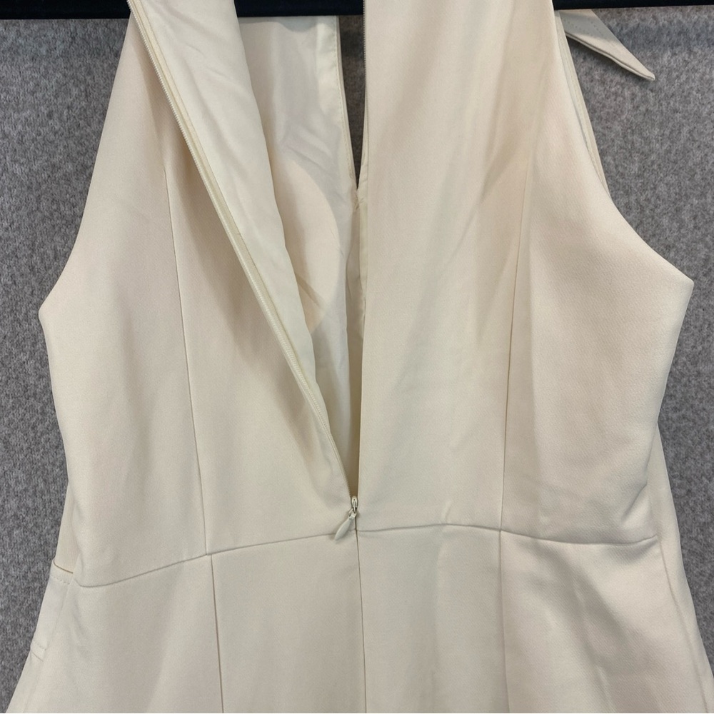Innovare Cream Midi Dress Size S NWT Marilyn Monroe Vibes Retro Formal Evening - Picture 8 of 13